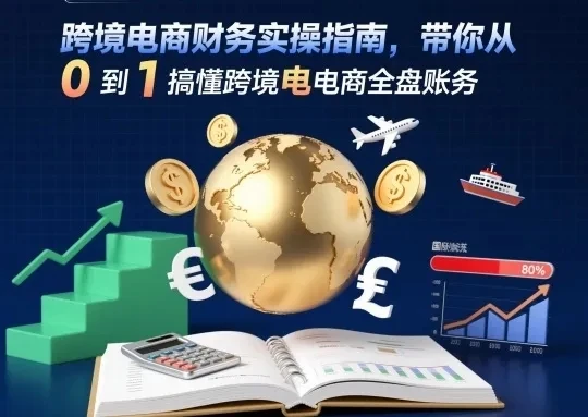 【精】跨境电商财务实操指南，带你从0到1搞懂跨境电商全盘账务
