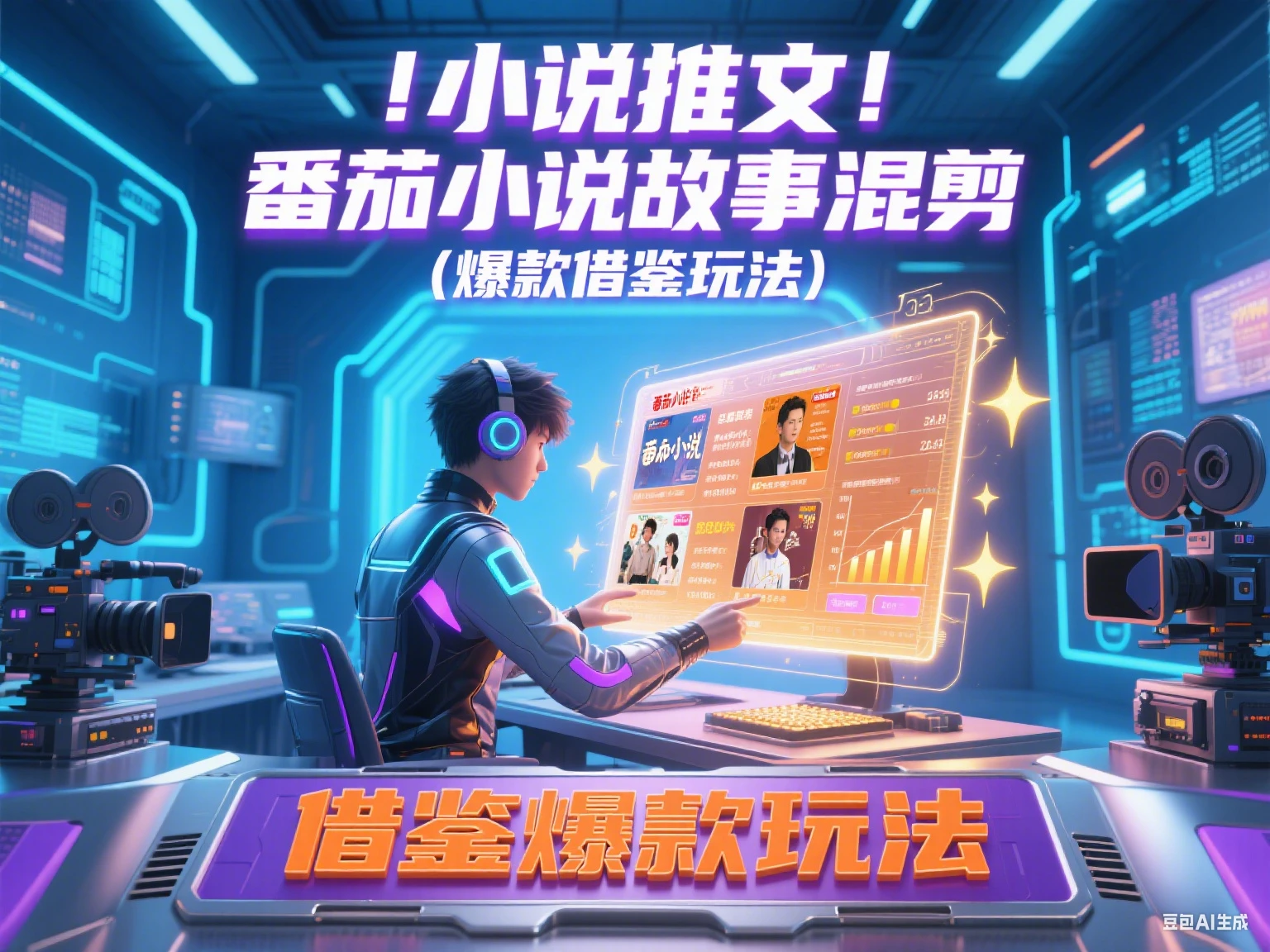【精】小说推文 番茄小说故事混剪（爆款借鉴玩法