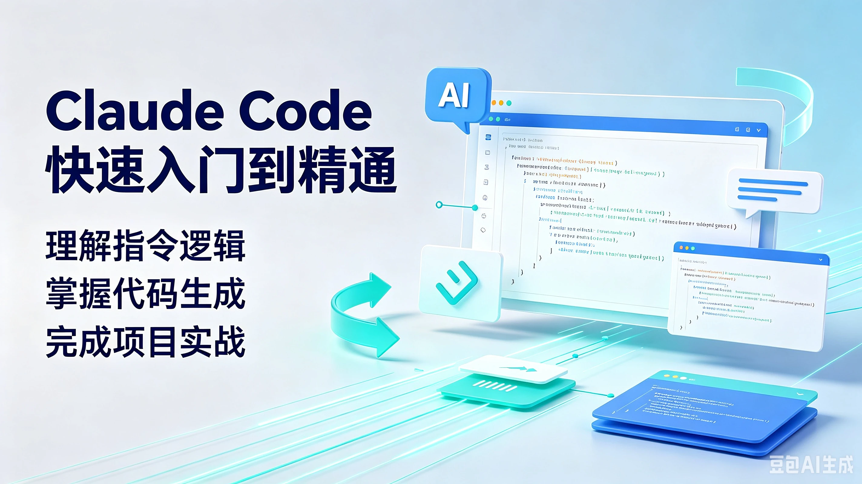 【精】Claude Code快速入门到精通,理解指令逻辑、掌握代码生成、完成项目实战